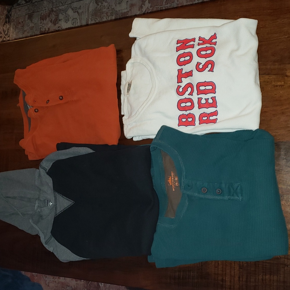 U Get Four.  3 Thermals & 1 Cotton Long Sleeve.